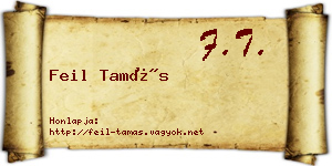 Feil Tamás névjegykártya